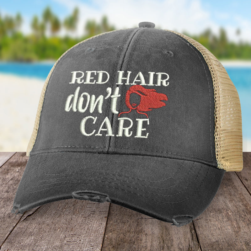 Red Hair Don't Care Hat