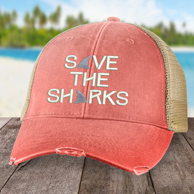 Beach Beach Save The Sharks Hat