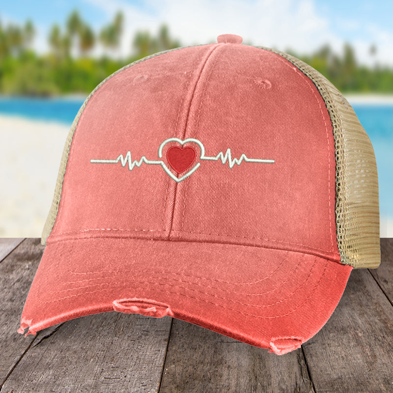 Heart Disease Line Hat