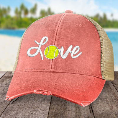 Cursive Love Tennis Hat