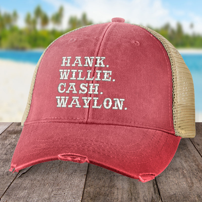 Hank Willie Hank Waylon Hat
