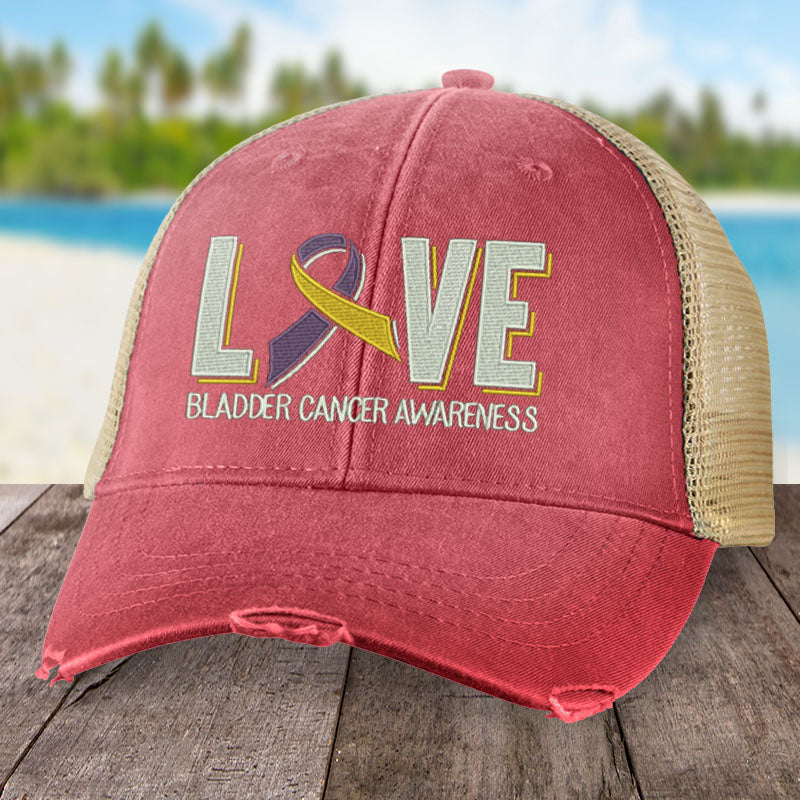 Bladder Cancer Love Ribbon Hat