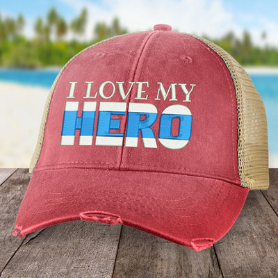 I Love My Hero Police Hat