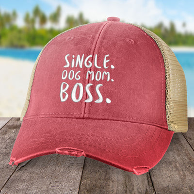 Single Dog Mom Boss Hat