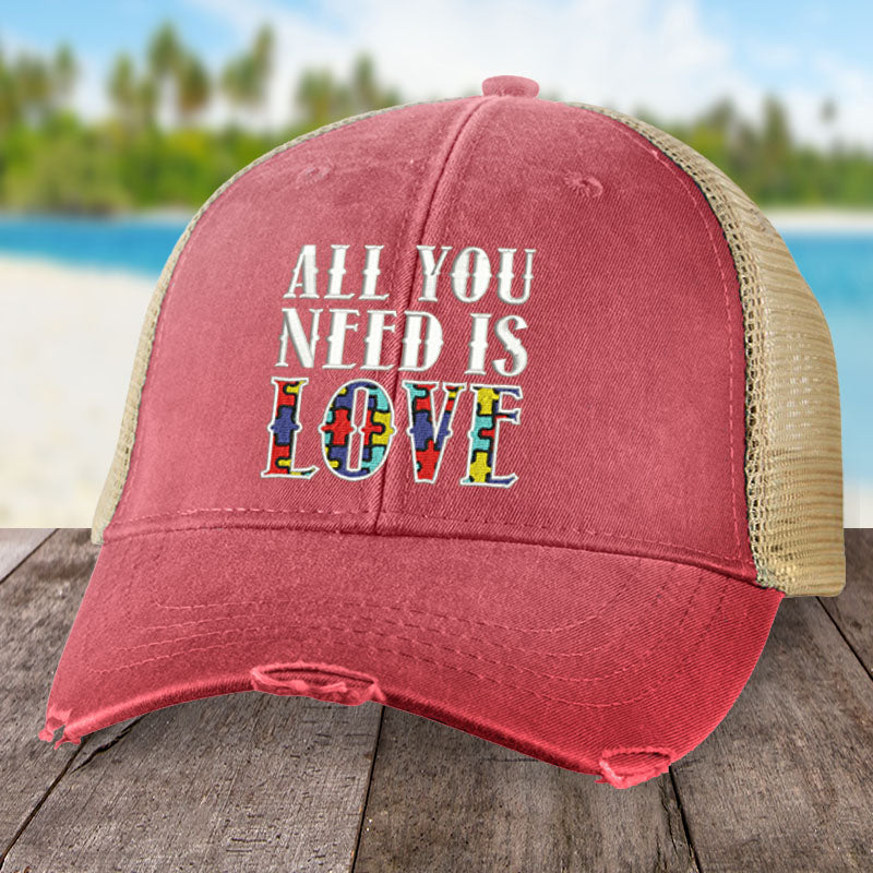 Autism All You Need Is Love Hat