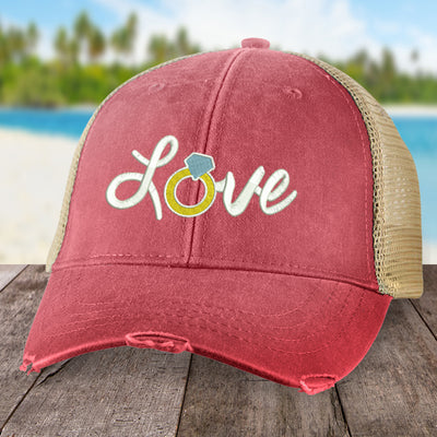 Cursive Love Bridal Hat