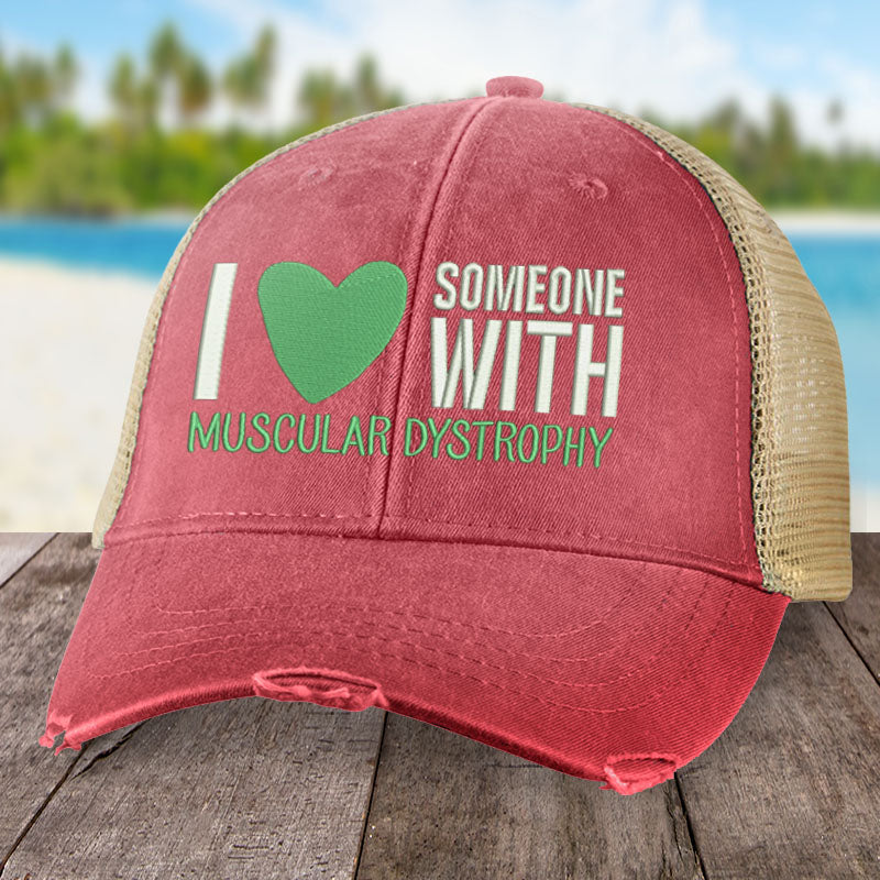 Muscular Dystrophy I Heart Someone Hat