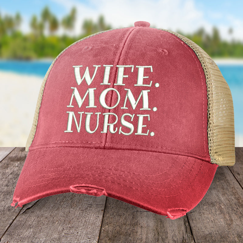 Wife Mom Nurse Hat