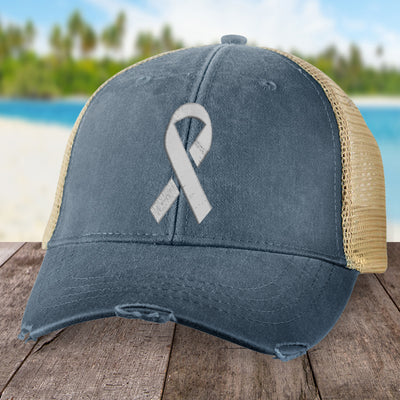 Brain Cancer Micro Ribbon Hat