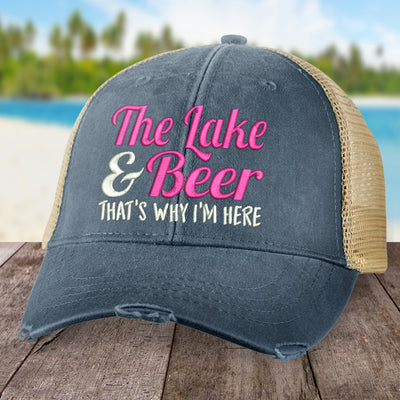 Lake And Beer Hat