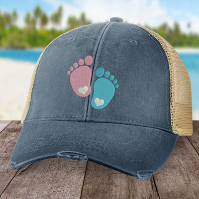 Pregnancy and Infant Loss I Have Footprints On My Heart Hat