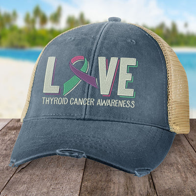 Thyroid Cancer Love Ribbon Hat