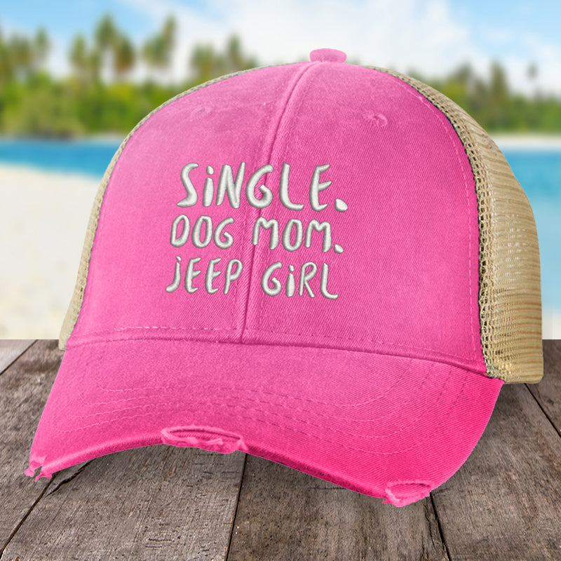 Single Dog Mom Jeep Girl Hat