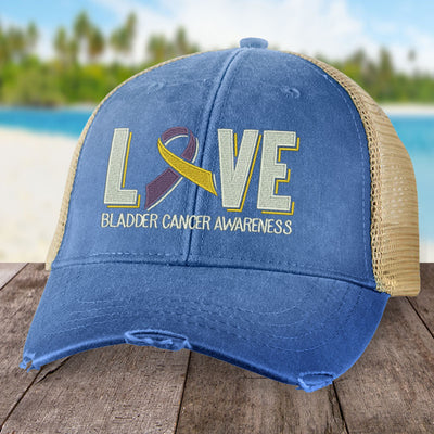 Bladder Cancer Love Ribbon Hat