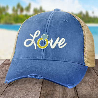 Cursive Love Bridal Hat