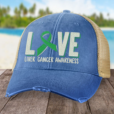 Liver Cancer Love Ribbon Hat