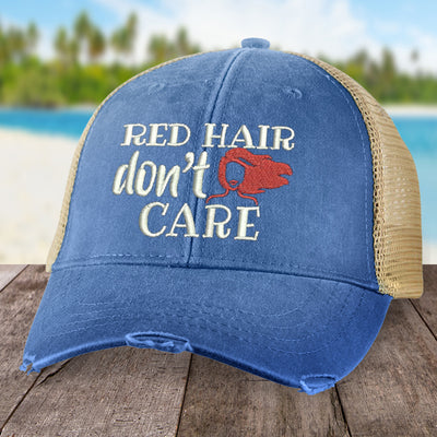 Red Hair Don't Care Hat