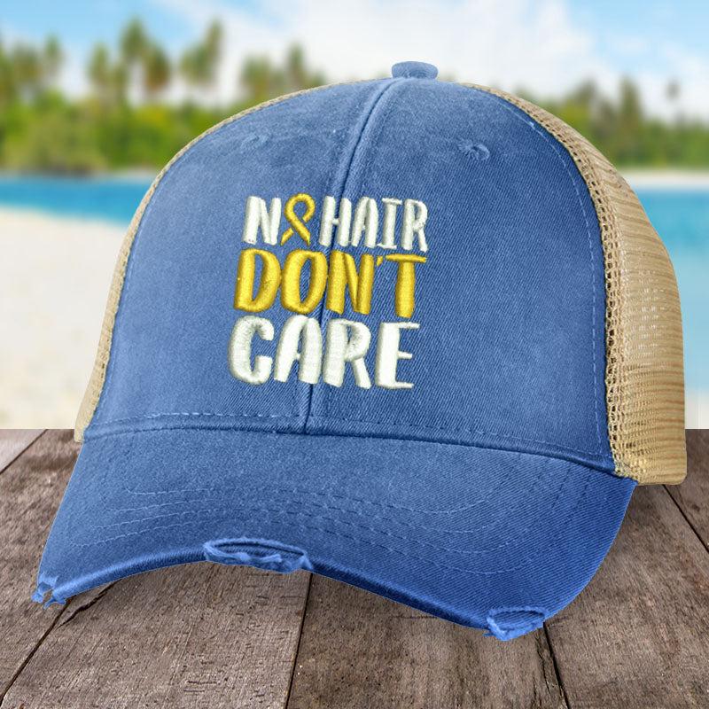 Childhood Cancer No Hair Don't Care Hat