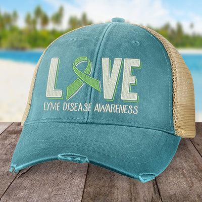 Lyme Disease Love Ribbon Hat