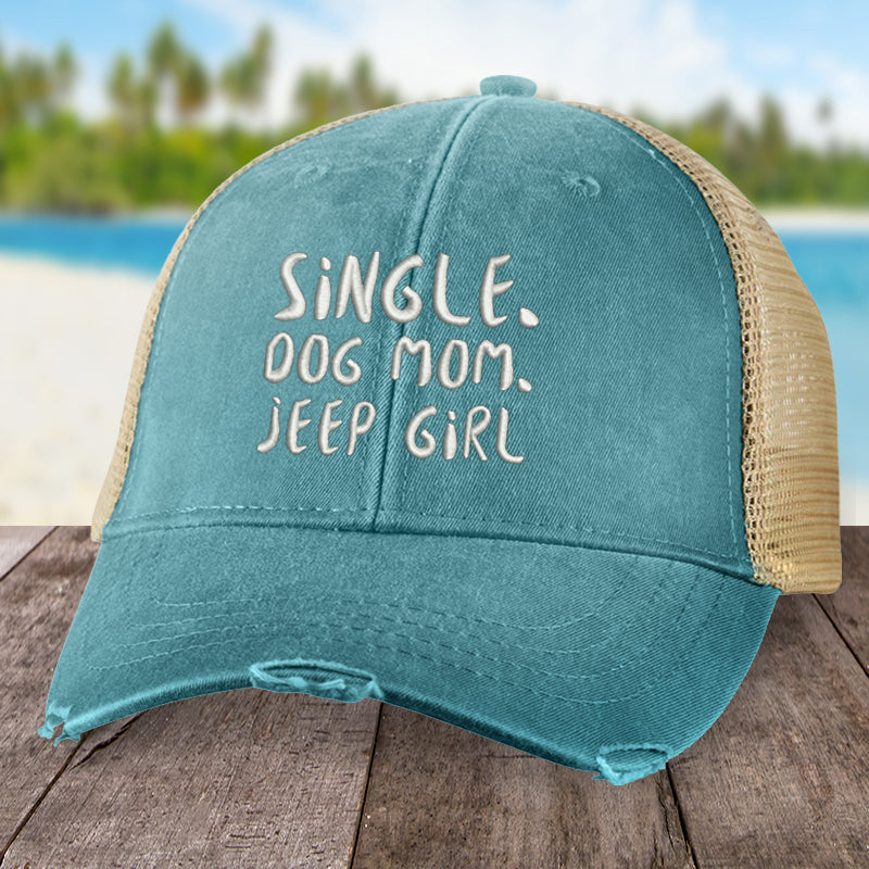 Single Dog Mom Jeep Girl Hat