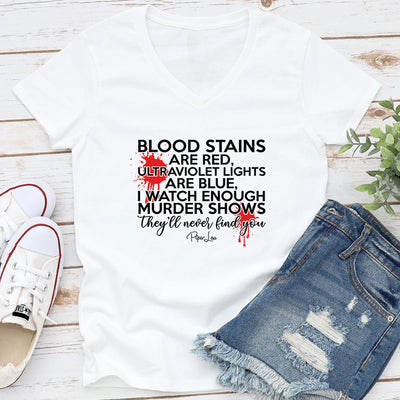 Blood Stains Are Red
