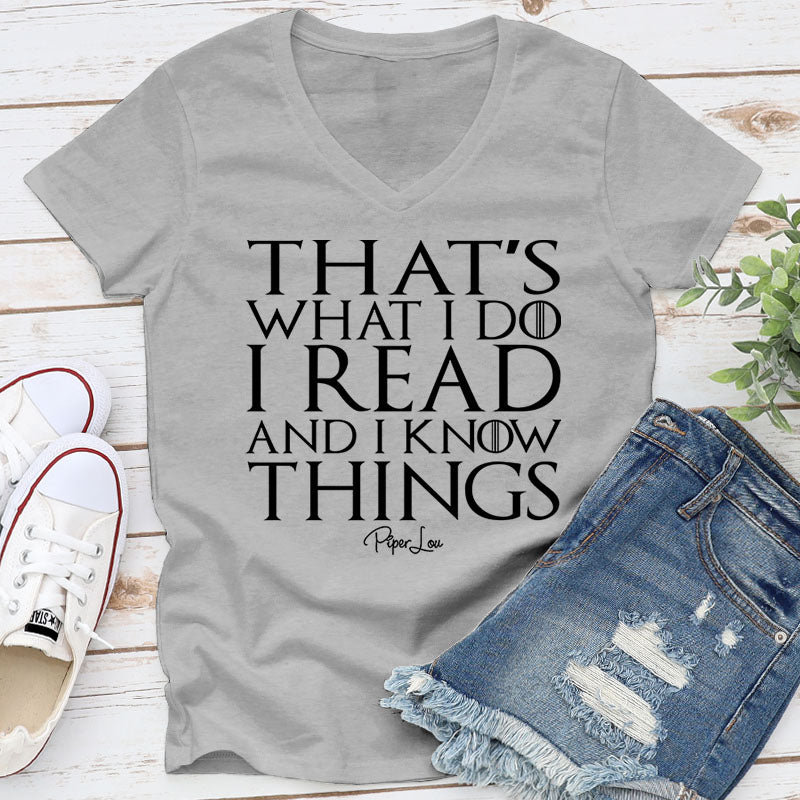I Read And I Know Things