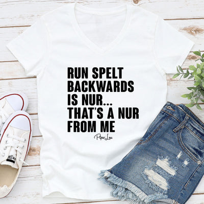 Run Spelt Backwards Is Nur