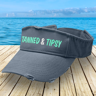 Tanned And Tipsy Visor