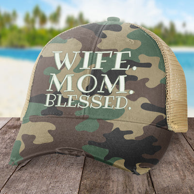 Wife Mom Blessed Hat