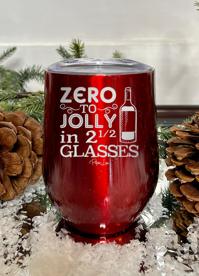 Zero to Jolly 12oz Stemless Wine Cup