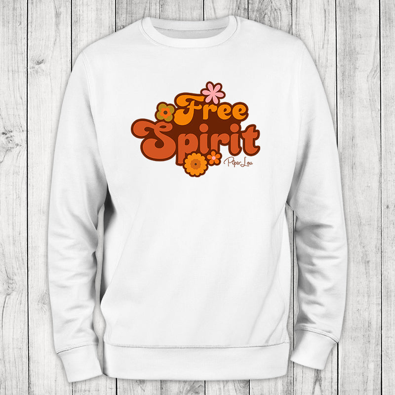 Free Spirit Graphic Crewneck Sweatshirt