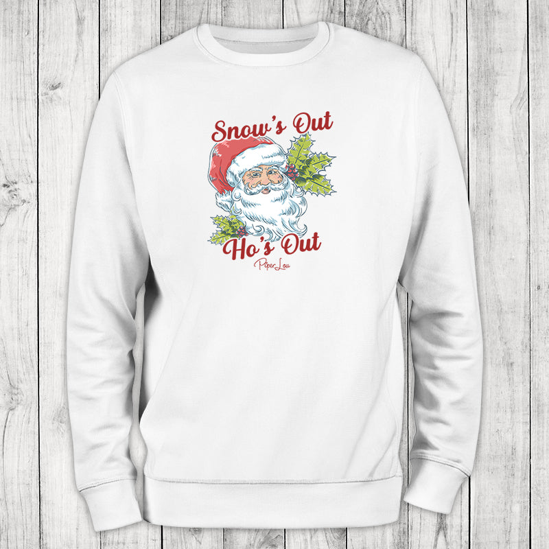 Snow's Out Ho's Out Graphic Crewneck Sweatshirt