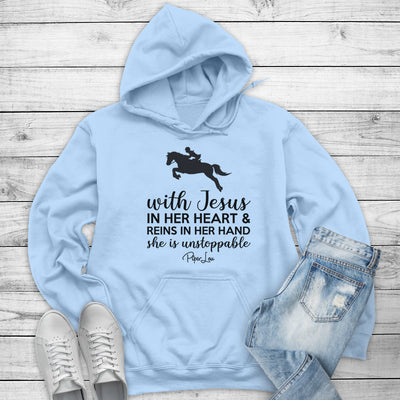 With Jesus In Her Heart And Reins In Her Hand Outerwear