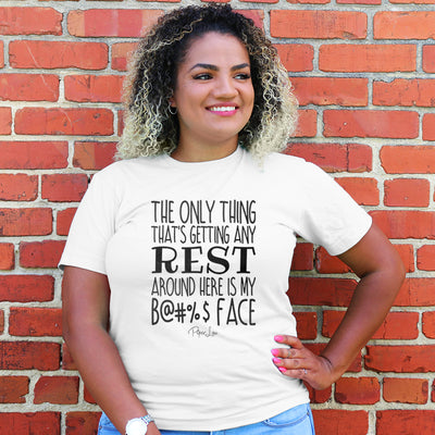 The Only Thing Getting Rest Is My Resting Bitch Face Curvy Apparel