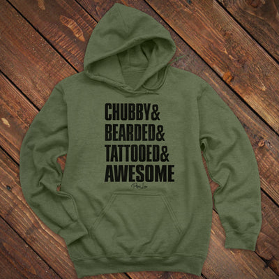Chubby Tattooed Bearded Awesome Men's Apparel