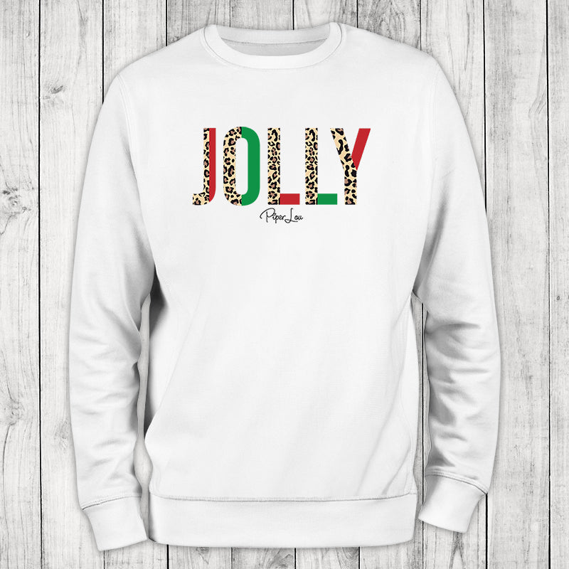 Jolly Leopard Graphic Crewneck Sweatshirt
