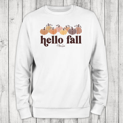Hello Fall Graphic Crewneck Sweatshirt