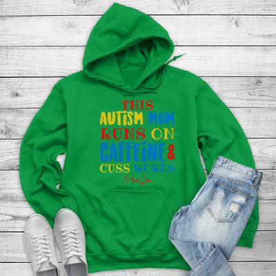 This Autism Mom Runs On Caffeine And Cuss Words Outerwear