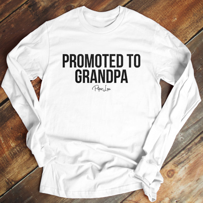 Promoted To Grandpa Men's Apparel