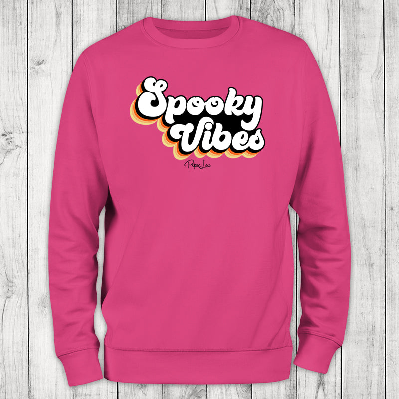 Spooky Vibes Graphic Crewneck Sweatshirt