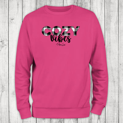 Cozy Vibes Graphic Crewneck Sweatshirt