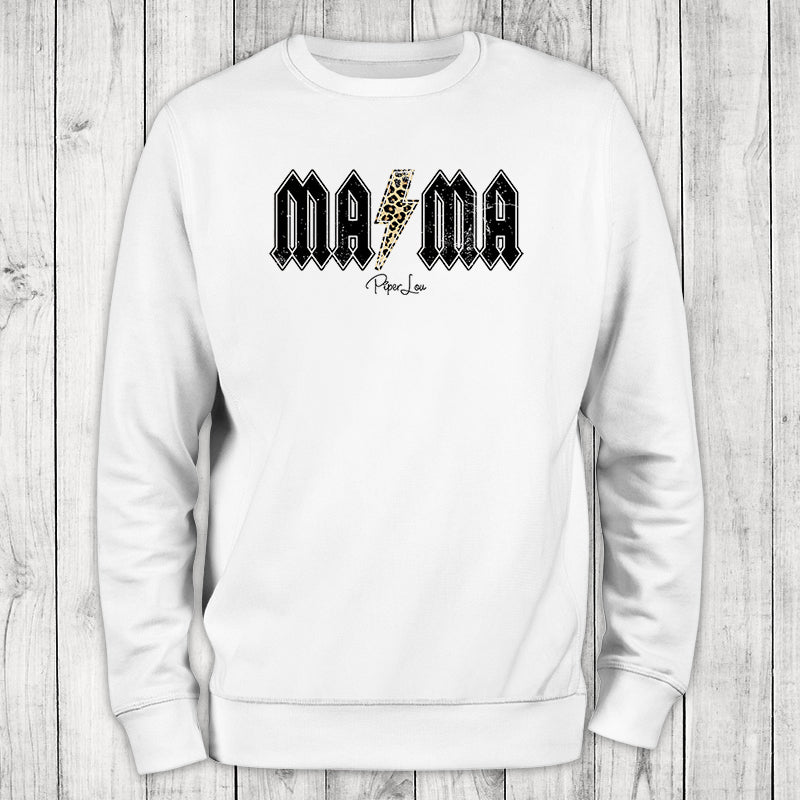 Mama Lightning Bolt Graphic Crewneck Sweatshirt