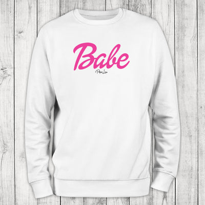 Babe Graphic Crewneck Sweatshirt