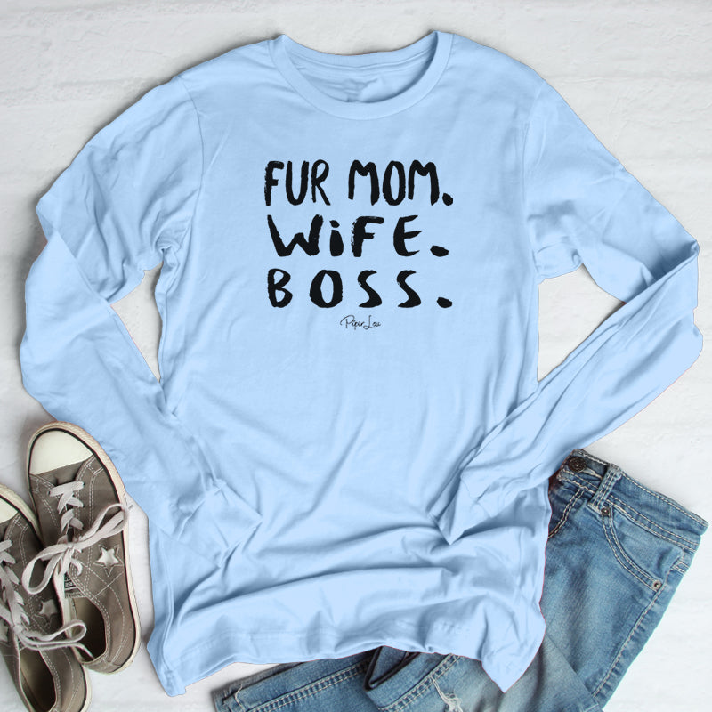 Fur Mom Wife Boss Outerwear