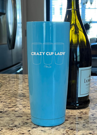 Crazy Cup Lady Laser Etched Tumbler