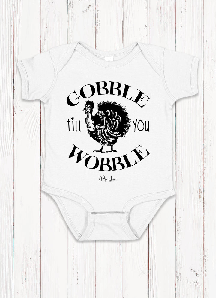 Gobble Till You Wobble Baby Onesie