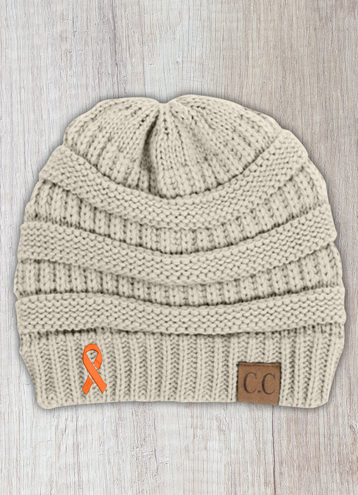 Kidney Cancer Awareness Knit Beanie