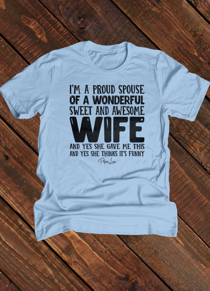 Proud Spouse Men's Apparel